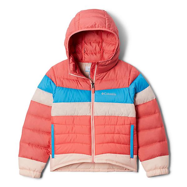 (取寄)コロンビア ガールズ タンブル ロック ダウン フーデット ジャケット Columbia Girls Tumble Rock Down Hooded Jacket Blush Pink / Peach Blossom / Blue Chill