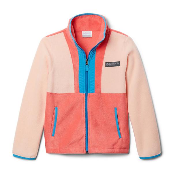 (取寄)コロンビア ユース バック ボウル フルジップ フリースジャケット Columbia Youth Back Bowl Full Zip Fleece Jacket Peach Blossom / Blush Pink / Blue Chill