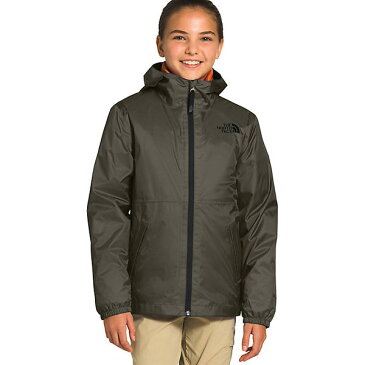 (取寄)ノースフェイス ユース ジップライン レイン ジャケット The North Face Youth Zipline Rain Jacket New Taupe Green