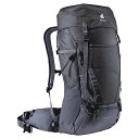 (取寄) ドイター フューチュラ エアー トレック 45 + 10 Sl バックパック Deuter Deuter Futura Air Trek 45 + 10 SL Backpack Black / Graphite