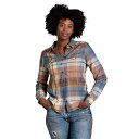 (取寄) トードアンドコー ウィメンズ リ-フォーム フランネル シャツ Toad & Co Toad & Co Women's Re-Form Flannel Shirt Glacier