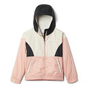 (取寄) コロンビア ガールズ サイド ヒル ライン ウィンドブレーカー ジャケット Columbia Columbia Girls' Side Hill Lined Windbreaker Jacket Faux Pink / Chalk / Shark その1