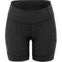 (取寄) ルイガノ ウィメンズ フィット センサー テクスチャー 5.5 インチ ショート Louis Garneau Louis Garneau Women's Fit Sensor Texture 5.5 Inch Short Black