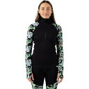 (取寄) ワイルドライ ウィメンズ ヘイリー ハーフ ジップ トップ Wild Rye Wild Rye Women's Hailey Half Zip Top Chonky Floral Black