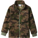 (取寄) コロンビア ボーイズ ラギッド リッジ リ シェルパ フル ジップ ジャケット Columbia Columbia Boys' Rugged Ridge II Sherpa Full Zip Jacket Cypress Trad Camo Print