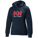 (取寄) ヘリーハンセン ウィメンズ HH ロゴ パーカー Helly Hansen Helly Hansen Women's HH Logo Hoodie Navy