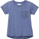 (取寄) コロンビア ガールズ テック トレイル Ss ティー Columbia Columbia Girls' Tech Trail SS Tee Dark Sapphire Heather