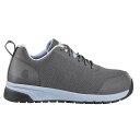 (取寄) カーハート ウィメンズ フォース 3 インチ SD ワーク シュー- ソフト トゥ Carhartt Carhartt Women's Force 3 Inch SD Work Shoe- Soft Toe Charcoal /Powder Blue