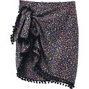 (取寄) プラナ ウィメンズ サンチェイサー サロン Prana Prana Women's Sunchaser Sarong Black Alotta Dots