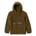 (取寄) コロンビア ボーイズ ラギッド リッジ シェルパ ブーディ Columbia Columbia Boys' Rugged Ridge Sherpa Hoodie New Olive / Stone Green