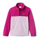 (取寄) コロンビア ユース スティーンズ マウンテン クオーター スナップ フリース プル-オーバー Columbia Columbia Youth Steens Mountain Quarter Snap Fleece Pull-Over Aura / Wild Fuchsia