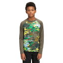 (取寄) ノースフェイス ボーイズ サン Ls ティー The North Face The North Face Boys' Sun LS Tee Sulphur Spring Green Cloud Camo Print