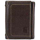 (取寄) カーハート メンズ ペブル トリフォールド ウォレット Carhartt Carhartt Men's Pebble Trifold Wallet Brown