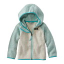 (取寄) エルエルビーン トッドラー カラー ブロック フル ジップ フリース セーター L.L.Bean L.L.Bean Toddlers' Color Block Full Zip Fleece Sweater Light Mint / Sailcloth