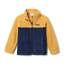 (取寄) コロンビア トドラー ボーイズ スティーンズ MT リ フリース ジャケット Columbia Columbia Toddler Boys' Steens MT II Fleece Jacket Raw Honey / Collegiate Navy