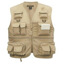 (取寄) SJK ルアー 26 ポケット フィッシング ベスト SJK SJK Lure 26 Pocket Fishing Vest Khaki