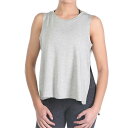 (取寄) ビヨンドヨガ ウィメンズ ヴァリスティ ハイ ロウ タンク トップ Beyond Yoga Beyond Yoga Women's Varisty High Low Tank Top Light Heather Grey