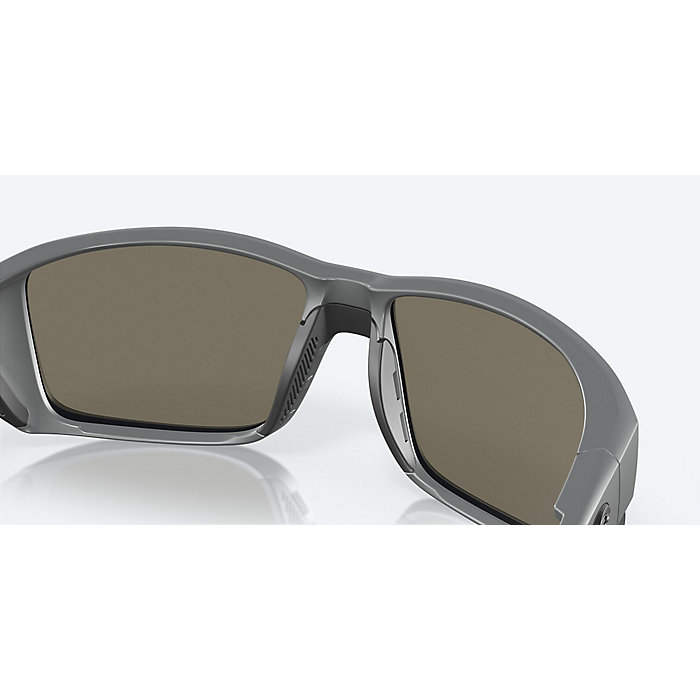 アイウェア (取寄) コスタデルマール ツナミ アレイ プロ ポーラライズド サングラス Costa Del Mar Tuna Alley Pro Polarized Sunglasses Matte Grey / Blue Mirror 580G：ジェットラグ店 アイウェア