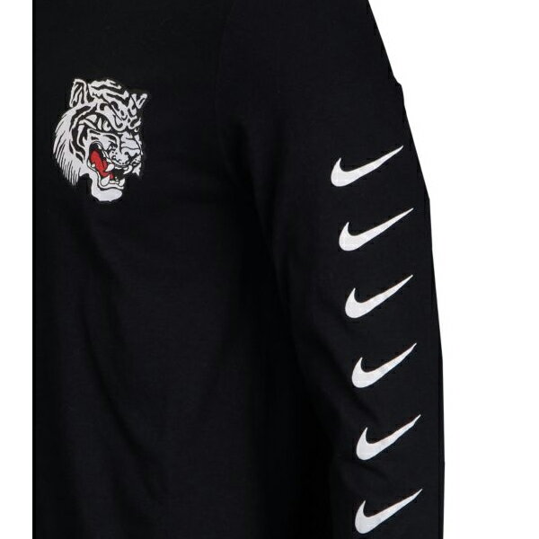 NIKE ナイキ メンズ 長袖Tシャツ ブラック エアマックス プラス チューン ロングスリーブ ロンT NIKE Men's Air Max Plus Tuned Long Sleeve T-shirt Black White