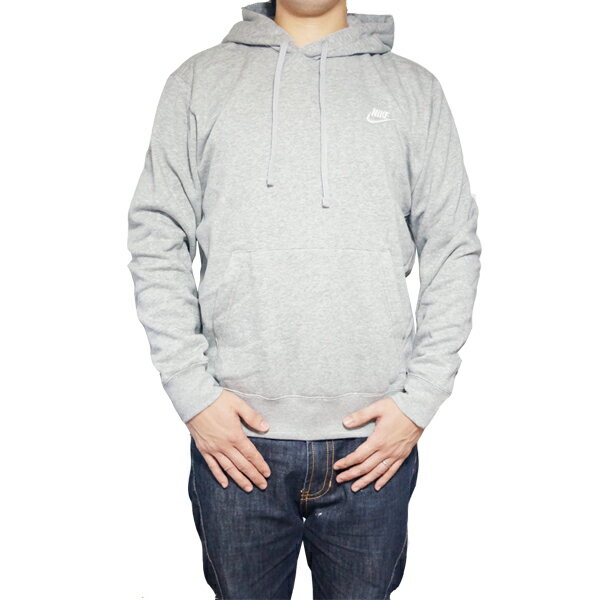 NIKE パーカー ナイキ メンズ 裏起毛 スウェットパーカー クラブ プルオーバー フーディ Nike Men 039 s Club Pullover Hoodie Dark Grey Heather/Dark Steel Grey/White 送料無料