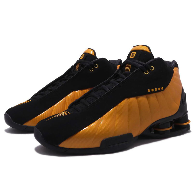 ナイキ バスケットシューズ ビンス・カーター シューズ メンズ ショックス BB4 スニーカー バスケットボール Nike Men's Shox BB4 Black University Gold 送料無料