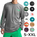 ノースフェイス 長袖Tシャツ 袖ロゴ メンズ S-XXL ヒット ロングスリーブ Tシャツ ロンT 大きいサイズ ブランド アウトドア 海外限定 袖プリント 綿...