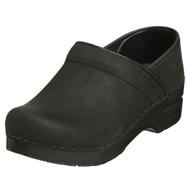 (取寄)ダンスコ プロフェッショナル レディース オイルド レザー クロッグ ブラック dansko Professional Oiled Leather Clog Black 【サボ サンダル コンフォートシューズ 大きいサイズ 靴】 【コンビニ受取対応商品】 送料無料