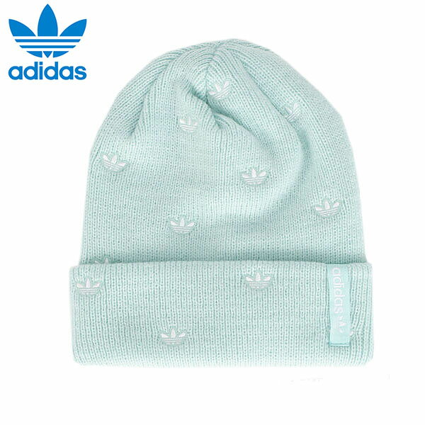 アディダス ニット帽 レディース ニットキャップ エンブロイドリー ビーニー ニット帽 ロゴ ブランド おしゃれ スキー スノーボード ブルー adidas Originals Embroidery Beanieのサムネイル