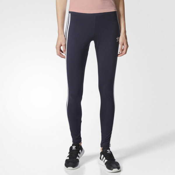 アディダス オリジナルス レディース 3ストライプス レギンス adidas ORIGINALS Women 3-STRIPES LEGGINGS Navy 送料無料