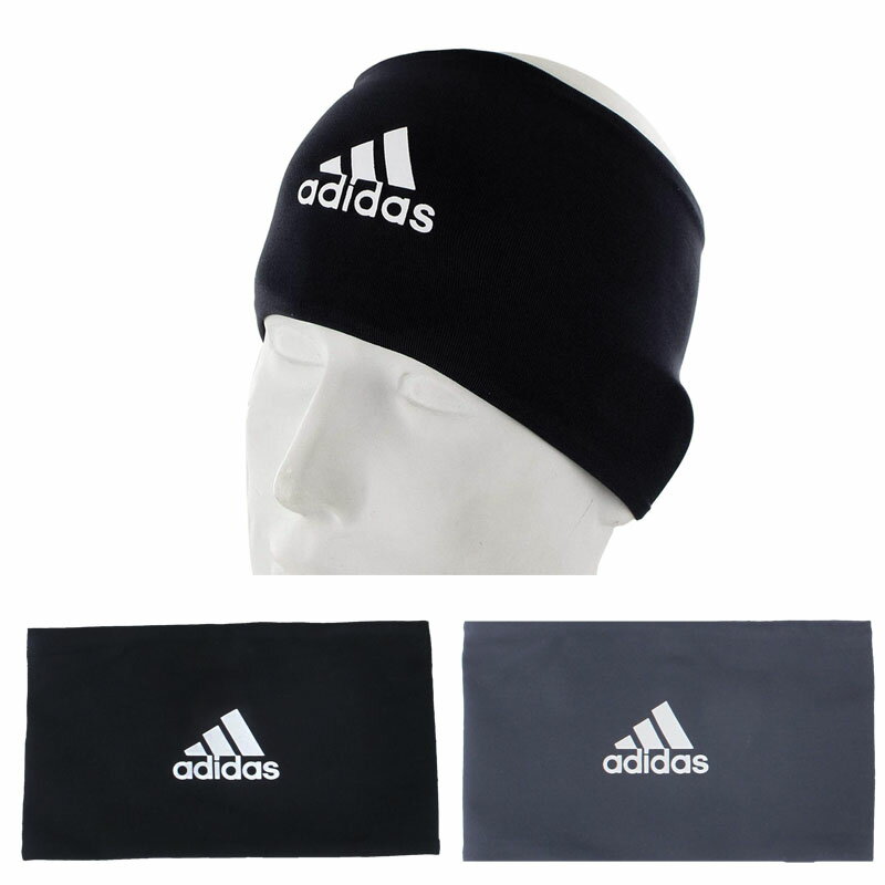 アディダス ヘッドバンド メンズ スポーツ スカルラップ ヘアバンド フットサル サッカー ブラック グレー フットボール Men's adidas football Skull Wrap