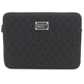 マークバイマークジェイコブス PCケース ドリーミィ ロゴ ネオプレーン 13インチ Marc by Marc Jacobs Dreamy Logo Neoprene 13" Computer Case Black ブラック 【かわいい ブランド パソコンケース ノート PCケース】 あす楽対応