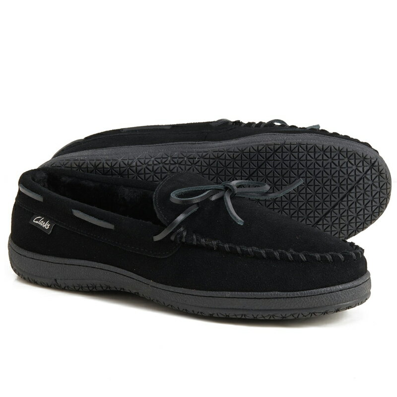 N[NX JV Y XG[h U[V[Y vC ubN g h {A   JWA uh 22SH-011 傫TCY Clarks Men's Suede Leather Moccasin Black