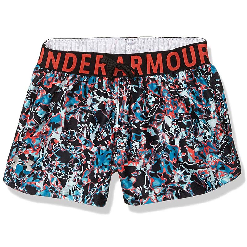 アンダーアーマー ジュニア パンツ ショートパンツ 女の子 プレイ アップ プリンテッド ショーツ Under Armour Girls Play Up Printed Short