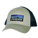 パタゴニア P6 ロゴ ロープロ トラッカー ハット Patagonia P-6 LoPro Trucker Hat Pelican