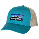 パタゴニア P6 ロゴ ロープロ トラッカー ハット Patagonia P-6 LoPro Trucker Hat True Teal