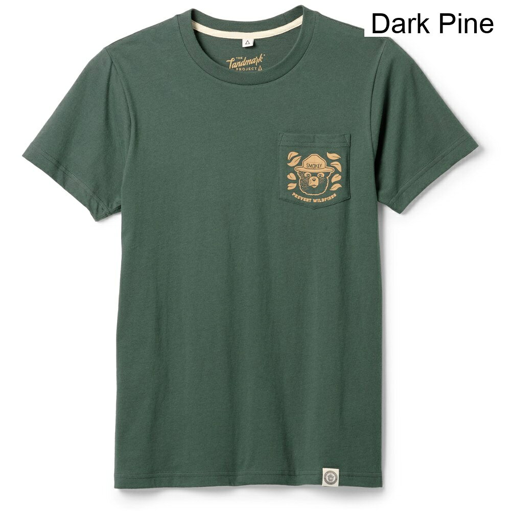 (取寄) ザ・ランドマーク・プロジェクト キープアワーフォレストポケットTシャツ the landmark project Keep Our Forests Pocket T-Shirt