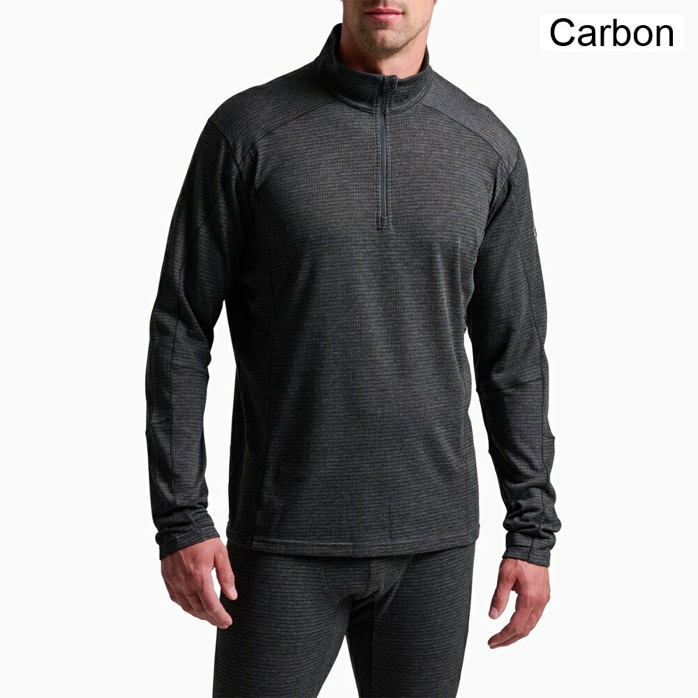 (取寄) クール リアクティブライトグリッドクォータージップベースレイヤートップ - メンズ kuhl Reactiv Lite Grid Quarter-Zip Base Layer Top - Men's