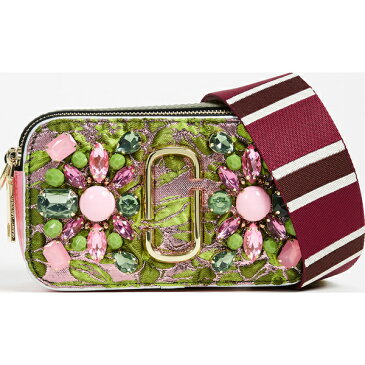 (取寄)Marc Jacobs Snapshot Camera Bag in Floral Brocade マークジェイコブス スナップショット カメラ バッグ イン フローラル ブロケード GreenMulti