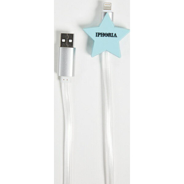 iPhone 充電ケーブル Iphoria Blue Star Lightning iPhone Charging Cable アイフォリア ブルー スター ライトニングケーブル iPhone チャージング Blue