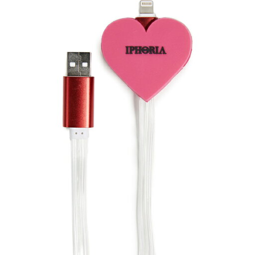 Iphoria Pink Heart Lightning iPhone Cable アイフォリア ピンク ハート ライトニング iPhone ケーブル Pink 送料無料 Iphoria Pink Heart Lightning iPhone Cable アイフォリア ピンク ハート ライトニング iPhone ケーブル Pink 送料無料