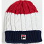 (取寄)FILA Colorblock Cuffed Beanie フィラ カラーブロック カフド ビーニー NavyWhiteChineseRed