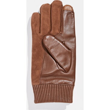 (取寄)ポロ ラルフローレン ナッパ パッチ スエード グローブ Polo Ralph Lauren Nappa Patch Suede Gloves Snuff