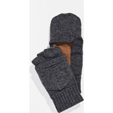 (取寄)ポロ ラルフローレン ウール ブレンド コンバーチブル ミトンズ Polo Ralph Lauren Wool Blend Convertible Mittens Charcoal