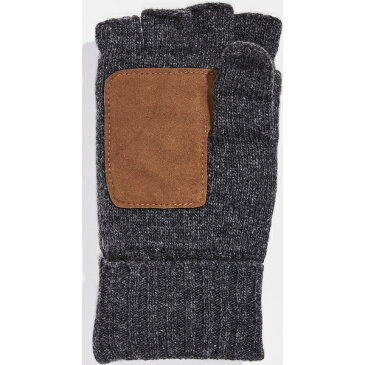 (取寄)ポロ ラルフローレン ウール ブレンド コンバーチブル ミトンズ Polo Ralph Lauren Wool Blend Convertible Mittens Charcoal