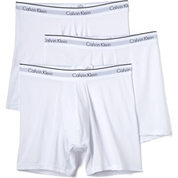 (取寄)カルバンクライン アンダーウェア マイクロファイバー ボクサー ブリーフ Calvin Klein Underwear Microfiber Boxer Briefs White