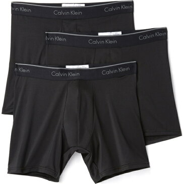 (取寄)カルバンクライン アンダーウェア マイクロファイバー ボクサー ブリーフ Calvin Klein Underwear Microfiber Boxer Briefs Black