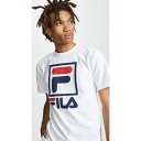 (取寄)フィラ スタック ティー シャツ FILA Stacked Tee Shirt White 送料無料