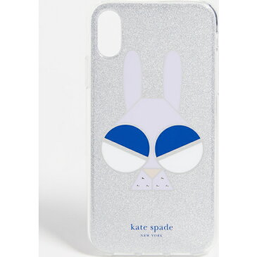 (取寄)ケイトスペード グリッター マネー バニー アイフォン XR ケース Kate Spade New York Glitter Money Bunny iPhone XR Case SilverMulti
