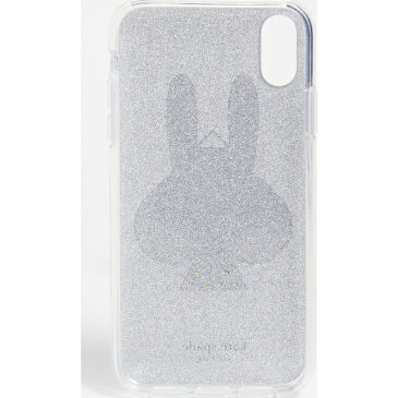 ケイトスペード iPhoneケース グリッター マネー バニー アイフォンXR ケース Kate Spade New York Glitter Money Bunny iPhone XR Case SilverMulti