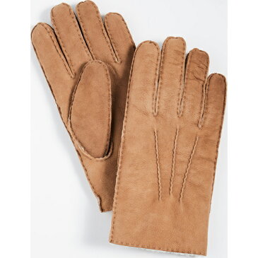 (取寄)ポロ ラルフローレン シアリング アイコン グローブ Polo Ralph Lauren Shearling Icon Gloves Natural